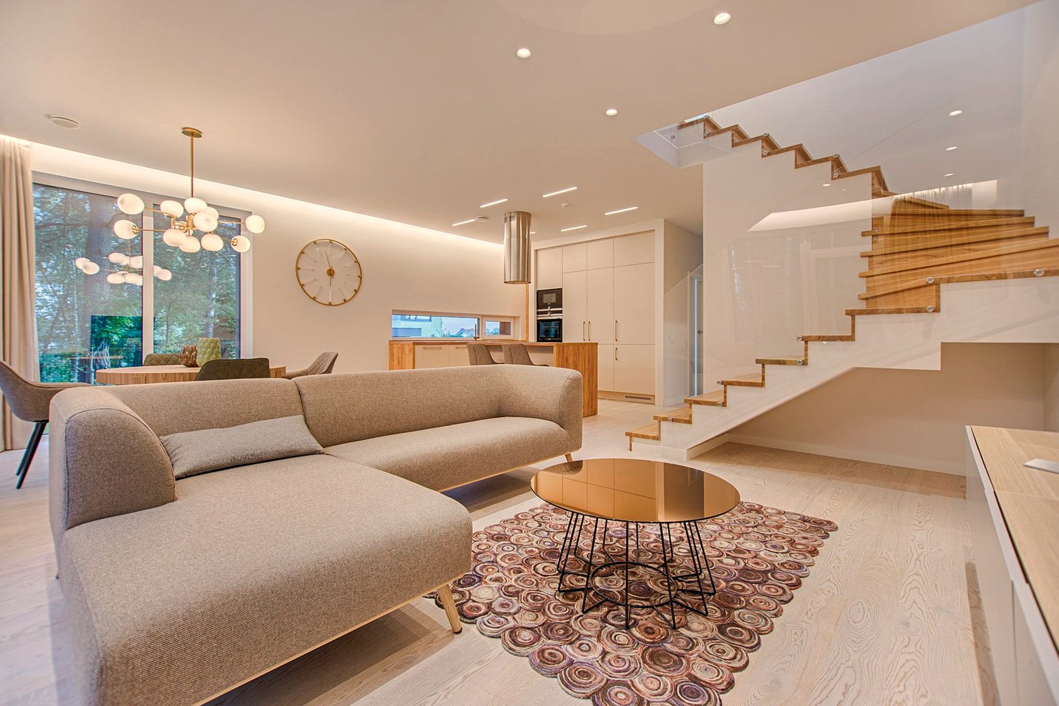 Bright interior for Riverfront Co. sample local business